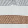 Pure Cotton Double Knit Striped Polo Shirt - ivorymix