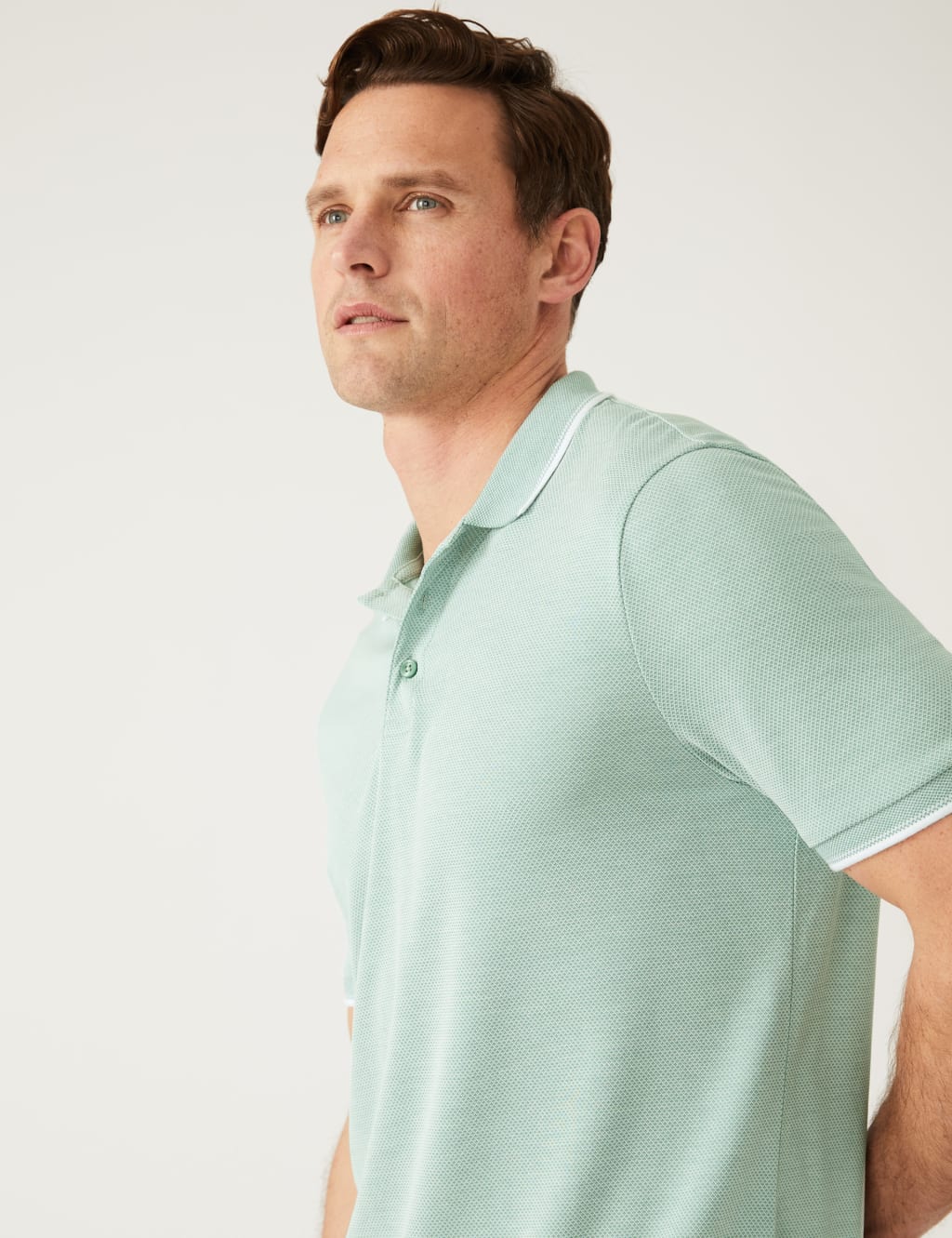 Men's Green Polo Shirts | M&S
