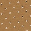 Pure Cotton Geometric Print Polo Shirt - bronze