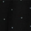 Pure Cotton Geometric Print Polo Shirt - black