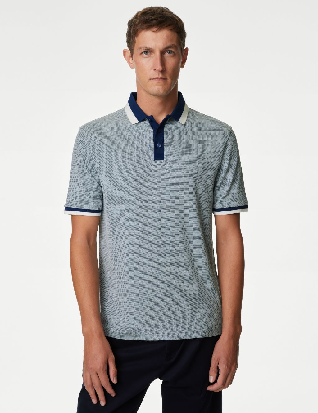 Men’s Short-sleeved Polo Shirts | M&S