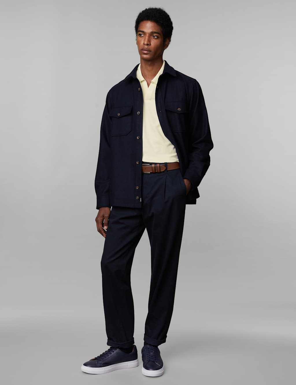 Pure Cotton Pique Polo Shirt image 1