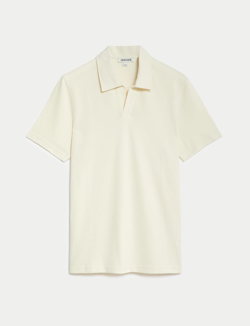 Pure Cotton Pique Polo Shirt image 2