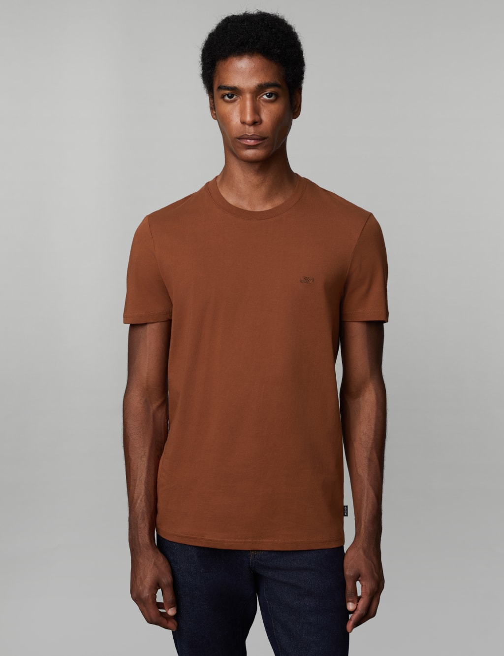 Pure Cotton Crew Neck T-Shirt image 1