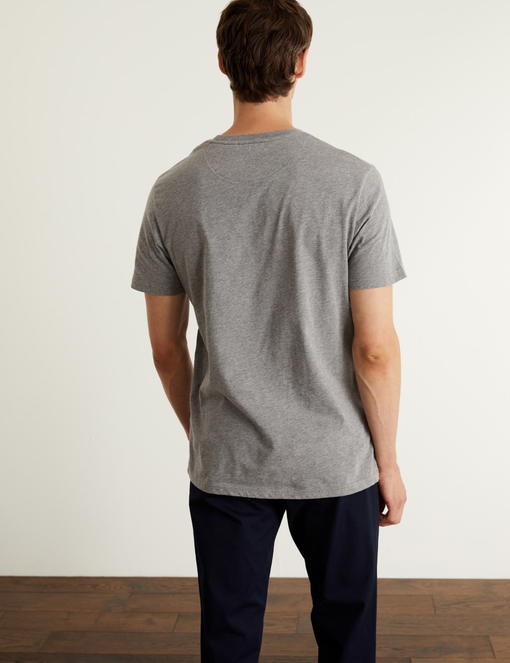 Pure Cotton Crew Neck T-Shirt image 5