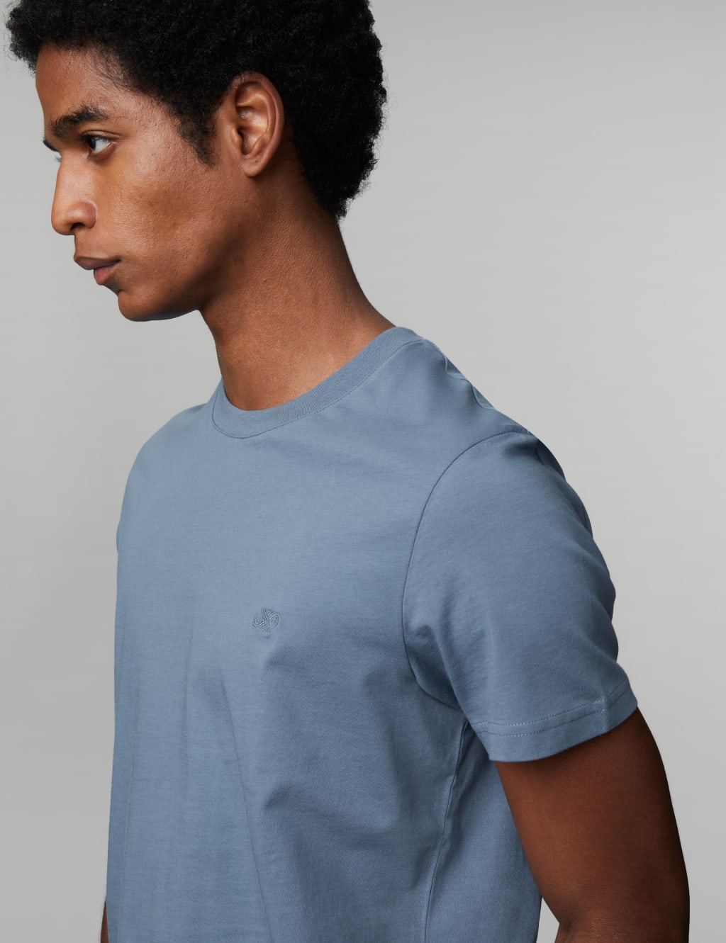 Pure Cotton Crew Neck T-Shirt image 1
