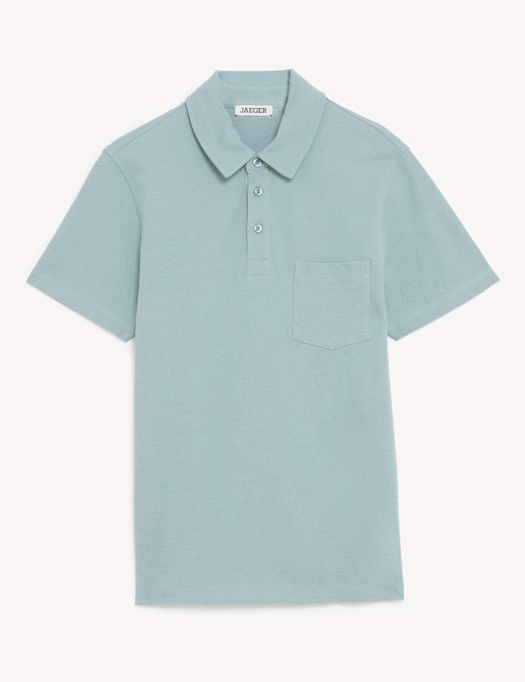 Pure Cotton Pique Polo Shirt image 1