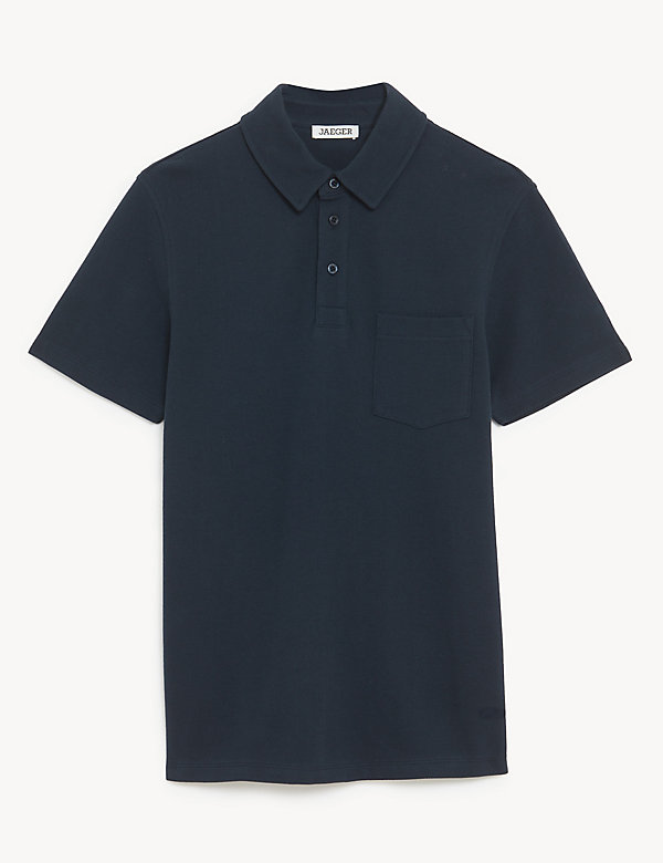 Pure Cotton Pique Polo Shirt - GR