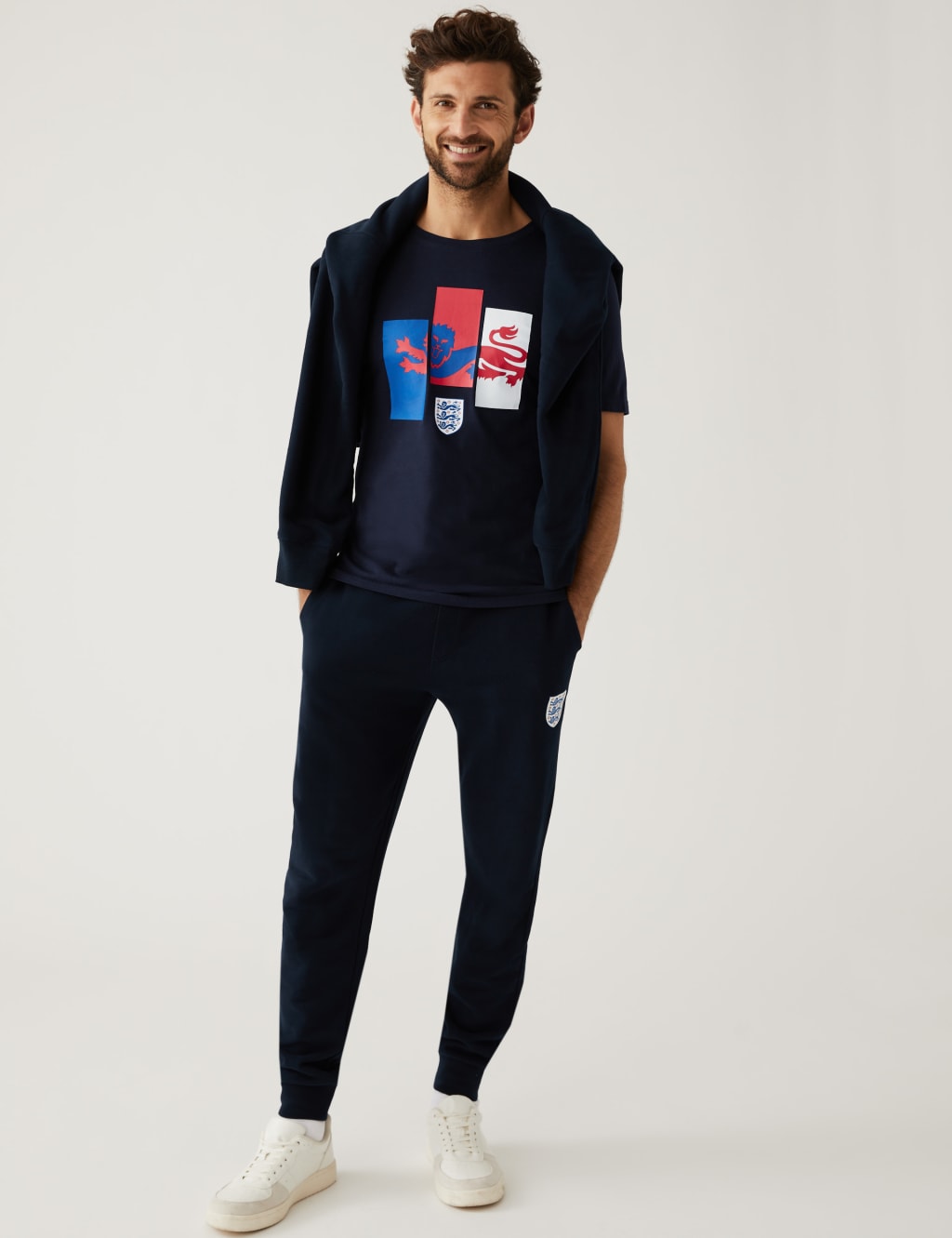 Men's Pure Cotton England Lion T-Shirt image 4