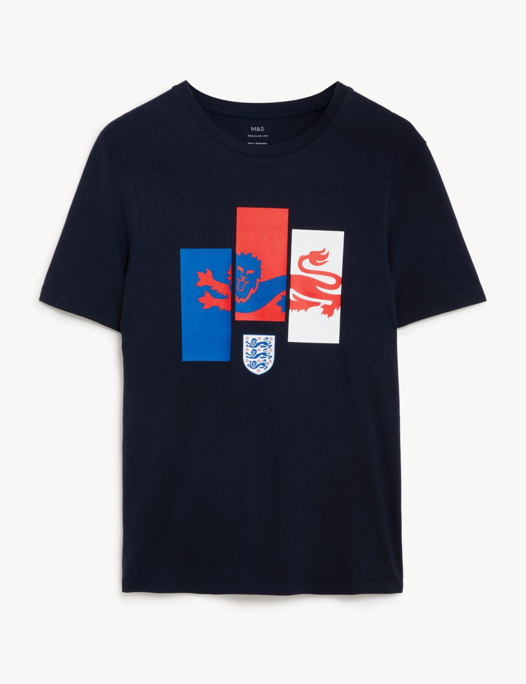 Men's Pure Cotton England Lion T-Shirt image 2