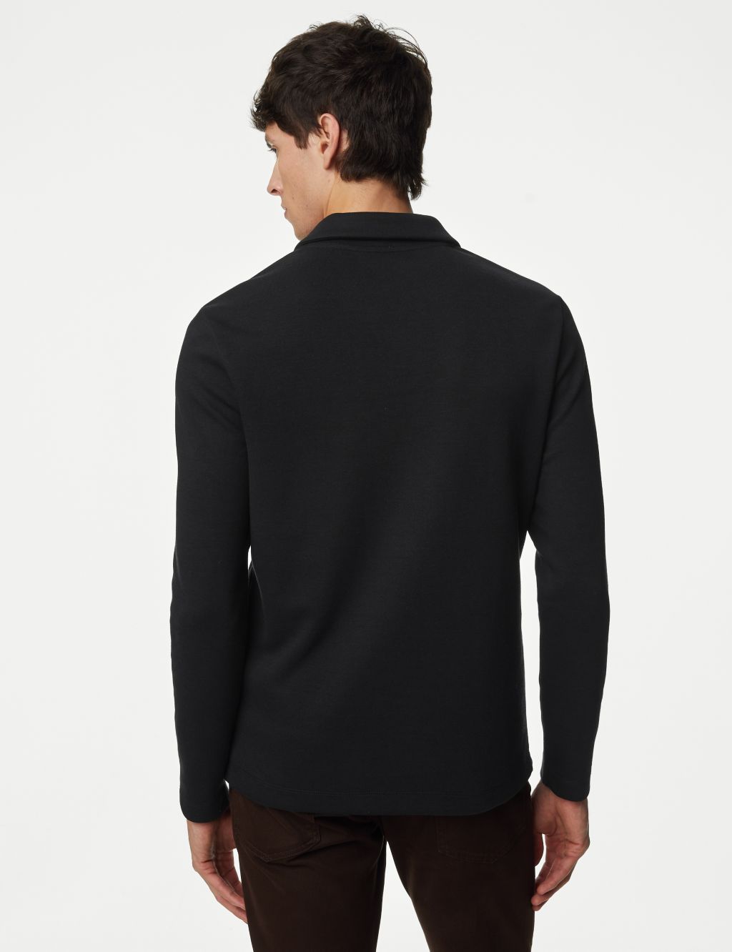 Cotton Blend Long Sleeve Sweatshirt image 4