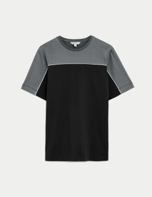 Pure Supima® CottonColour Block T-Shirt