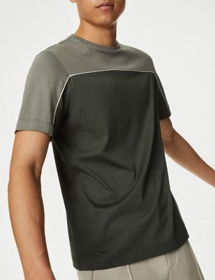 Pure Supima® CottonColour Block T-Shirt