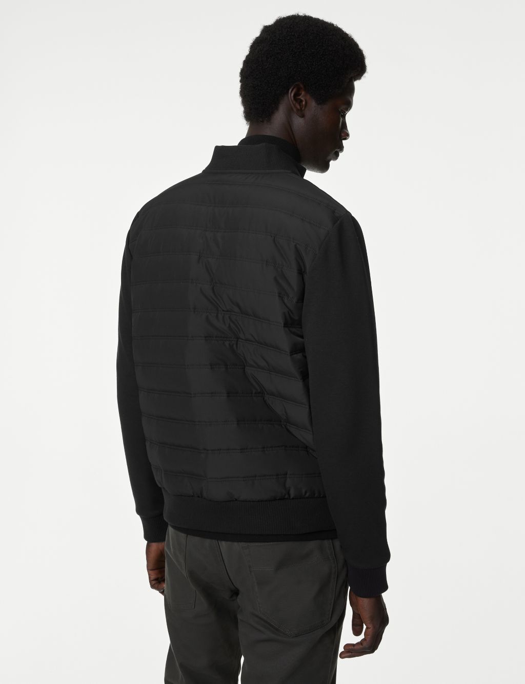 Quilted Bomber Jacket image 5