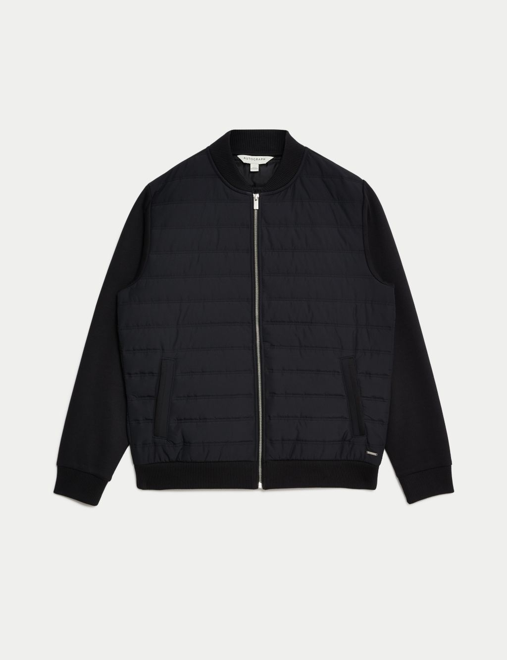 Quilted Bomber Jacket image 1