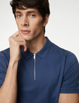 Mens navy polo outlet shirt