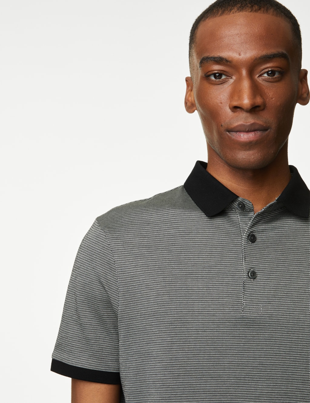 Pure Cotton Textured Polo Shirt image 4