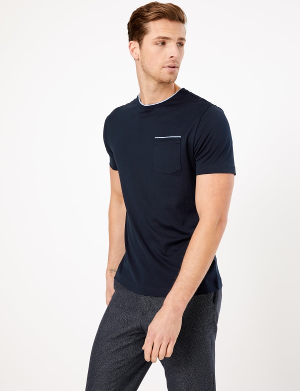 Premium Cotton Crew Neck T-Shirt
