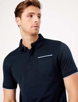 premium cotton polo