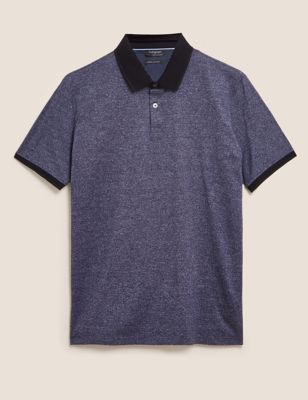 Premium Cotton Textured Polo Shirt 