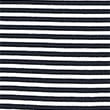 Premium Cotton Fine Striped T-Shirt - navy