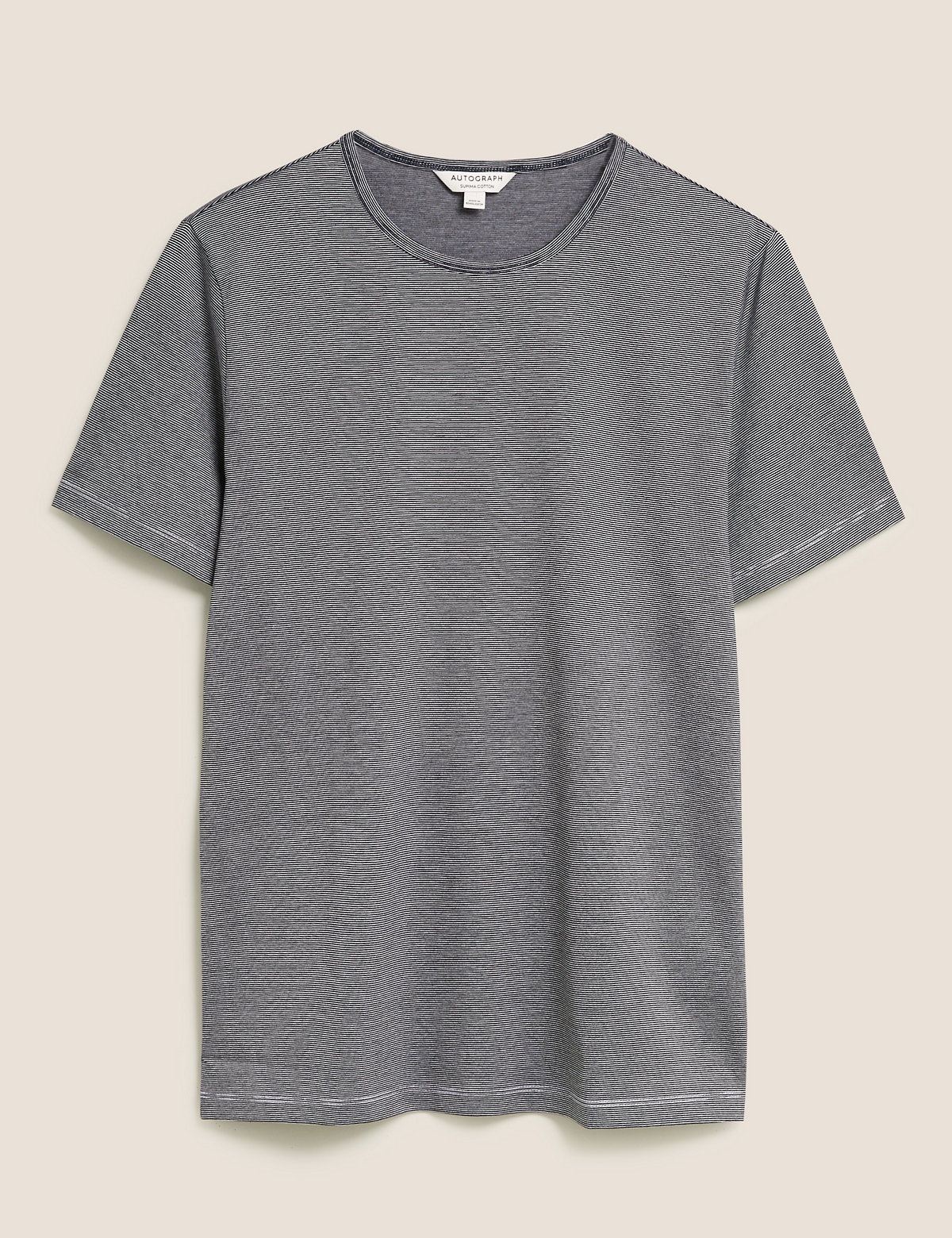 Premium Pure Cotton Striped T-Shirt