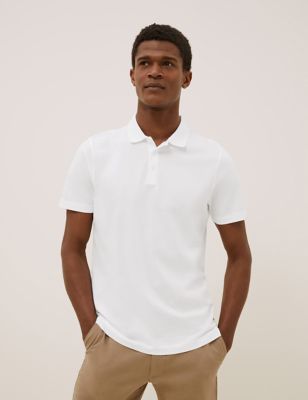  Polo en coton de première qualité - White