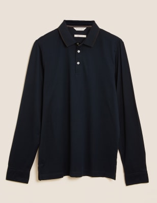 Long Sleeve Polo Shirts for Men