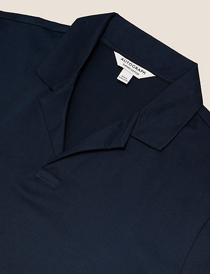 Premium Cotton Revere Polo Shirt