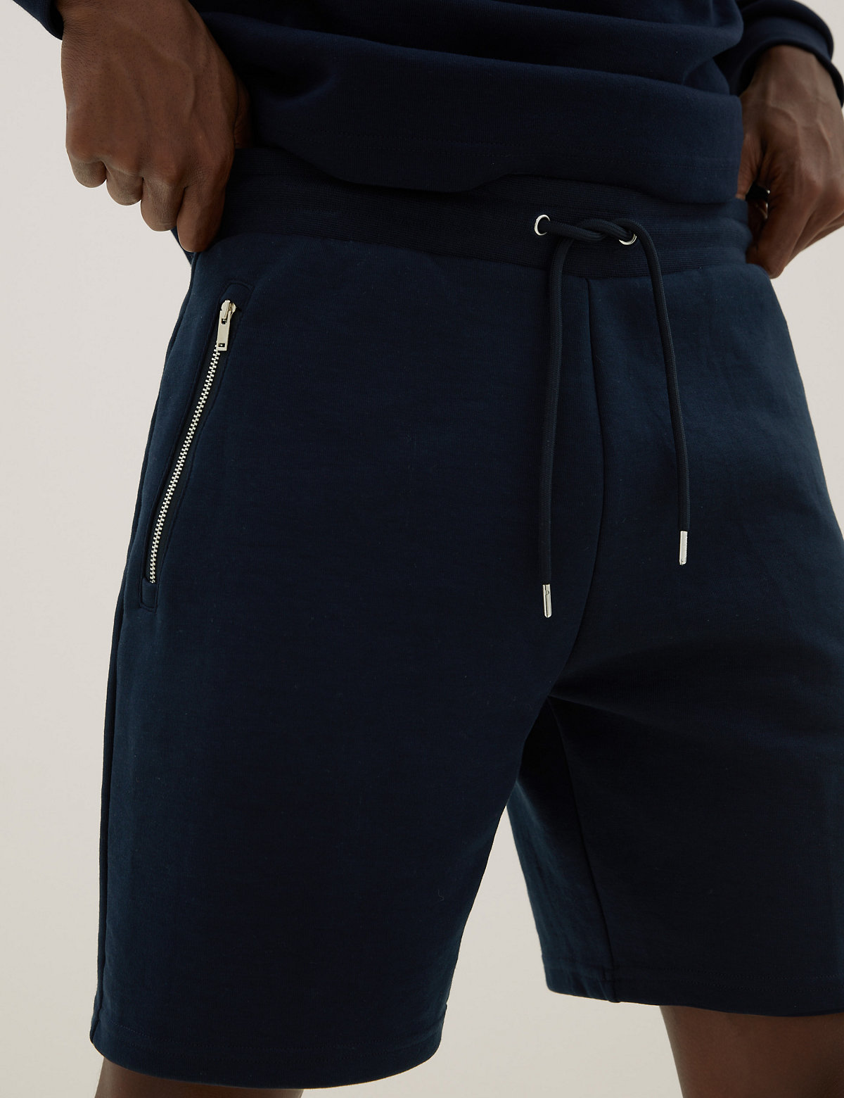 Cotton Rich Zip Pocket Shorts