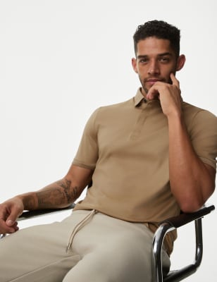 

Mens Autograph Poloshirt aus reiner Supima®-Baumwolle - Fawn, Fawn