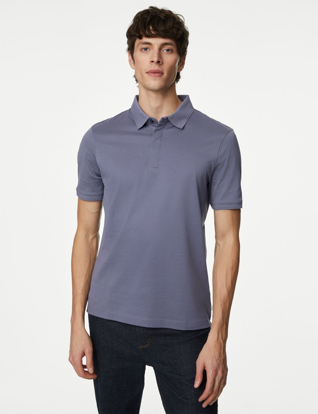 Pure Supima® Cotton Polo Shirt image 4