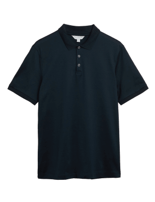 

Mens Autograph Poloshirt aus hochwertiger Baumwolle - Dark Navy, Dark Navy