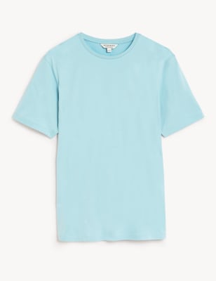 T-Shirt Homme - Cotton UA Boxed Sport Style Spring Summer - Bleu