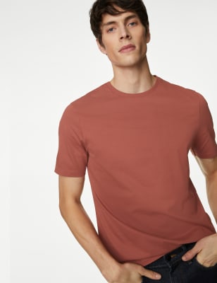 

Mens Autograph T-Shirt aus reiner Supima®-Baumwolle - Spice, Spice