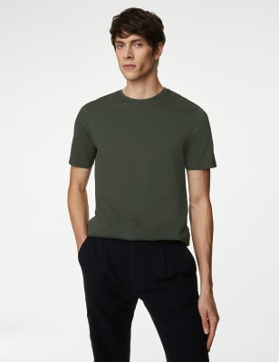 

Autograph Camiseta 100% algodón Supima®Mens - Dark Khaki, Dark Khaki