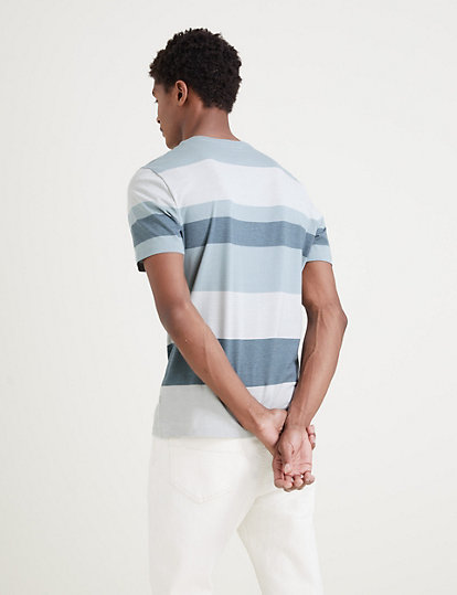Cotton Striped T-Shirt