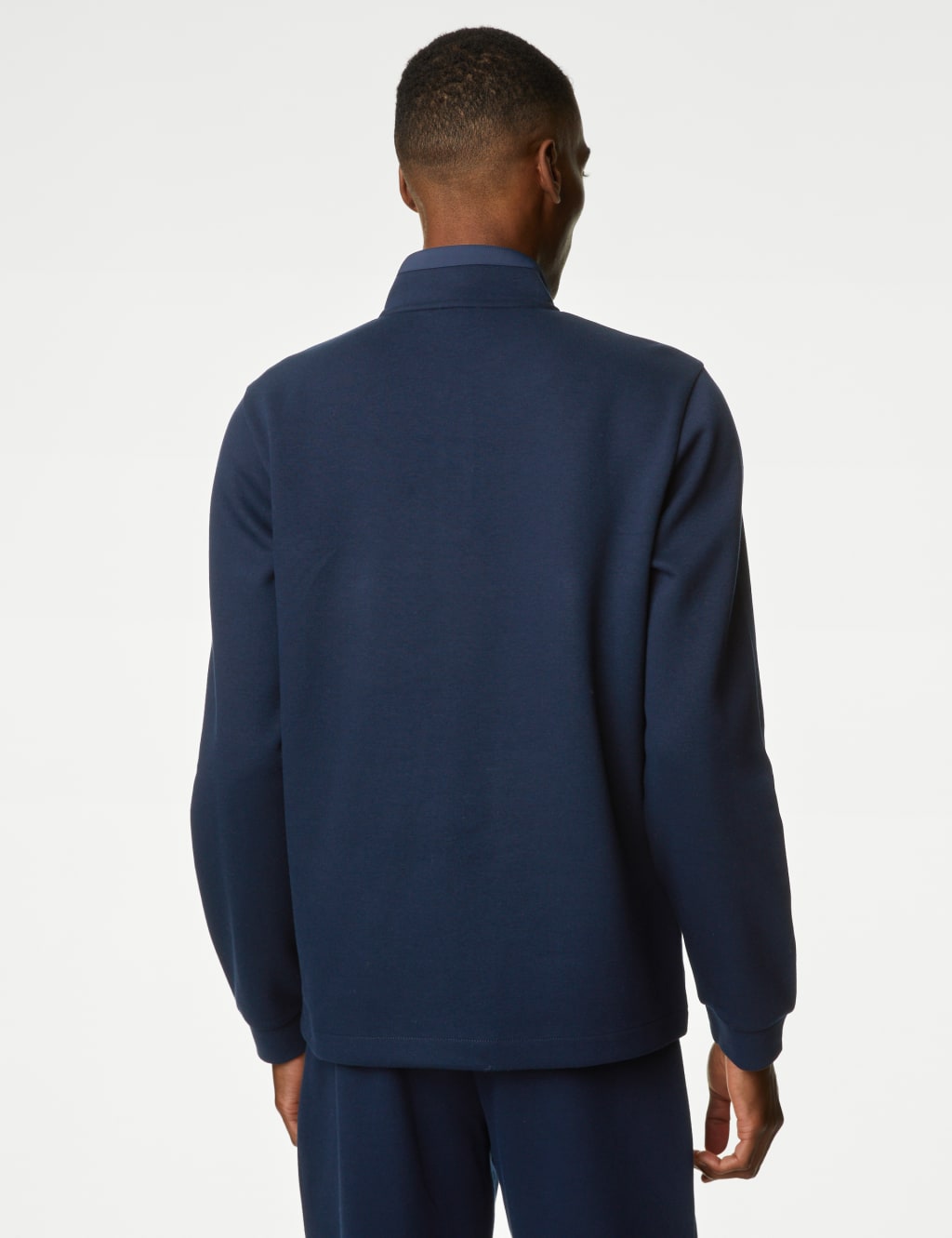 Cotton Blend Half Zip Sweatshirt image 6
