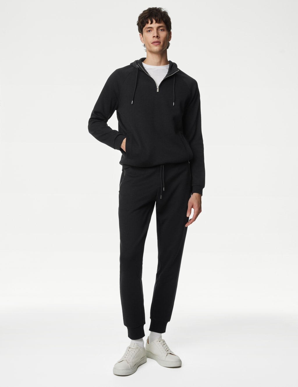 Zipped joggers sale