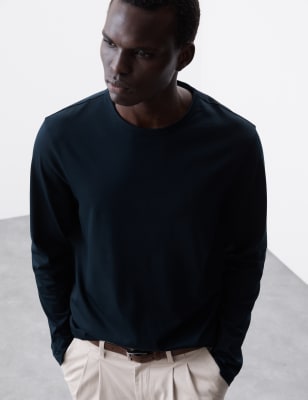 m&s long sleeve t shirts