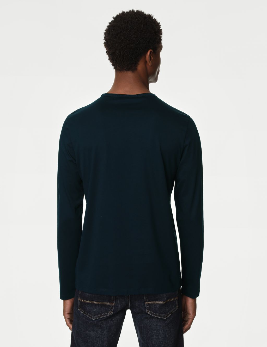 Pure Supima® Cotton Long Sleeve T-Shirt image 4