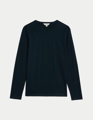 Pure Supima® Cotton Long Sleeve T-Shirt
