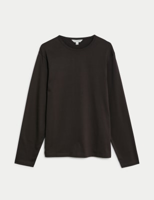 Pure Supima® Cotton Long Sleeve T-Shirt