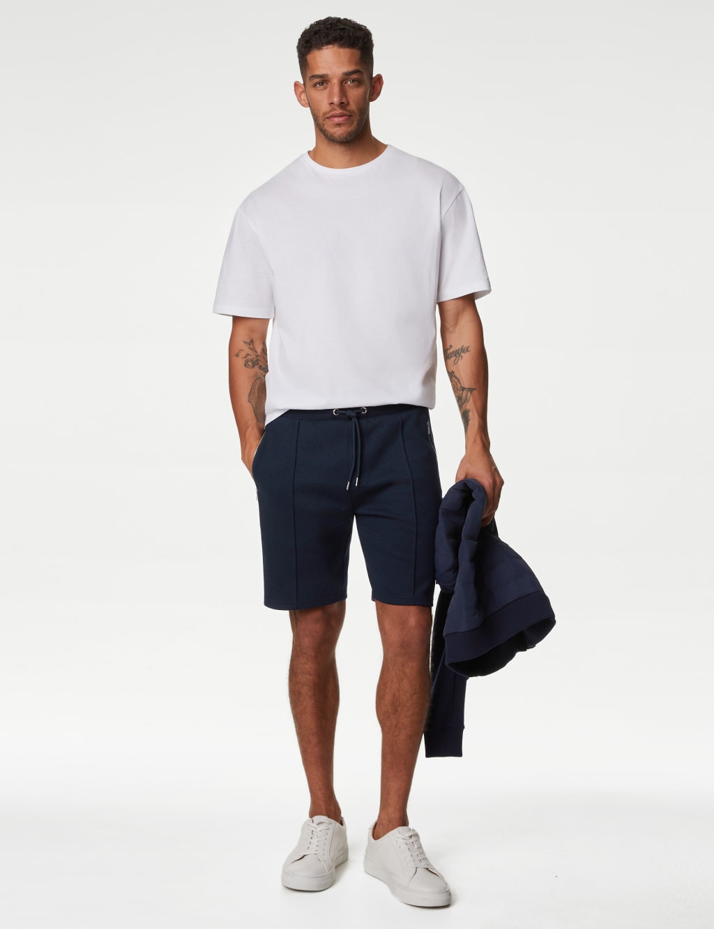 Next mens navy shorts store