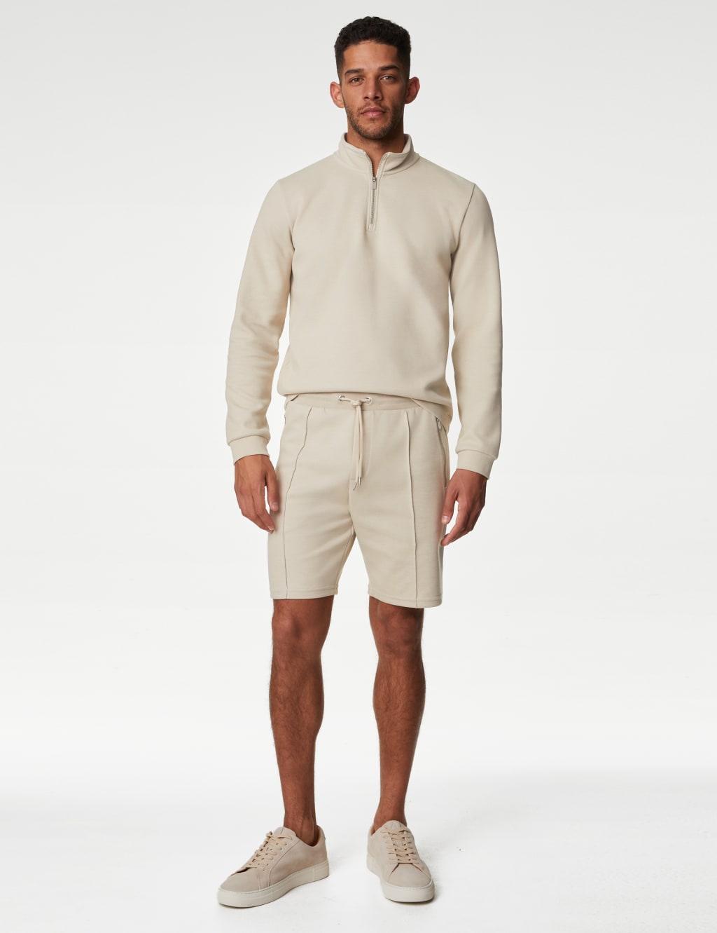 Mens shorts above knee on sale