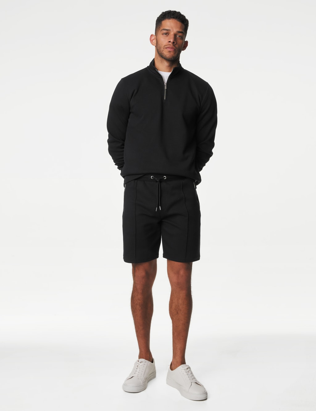 Black dress deals shorts mens