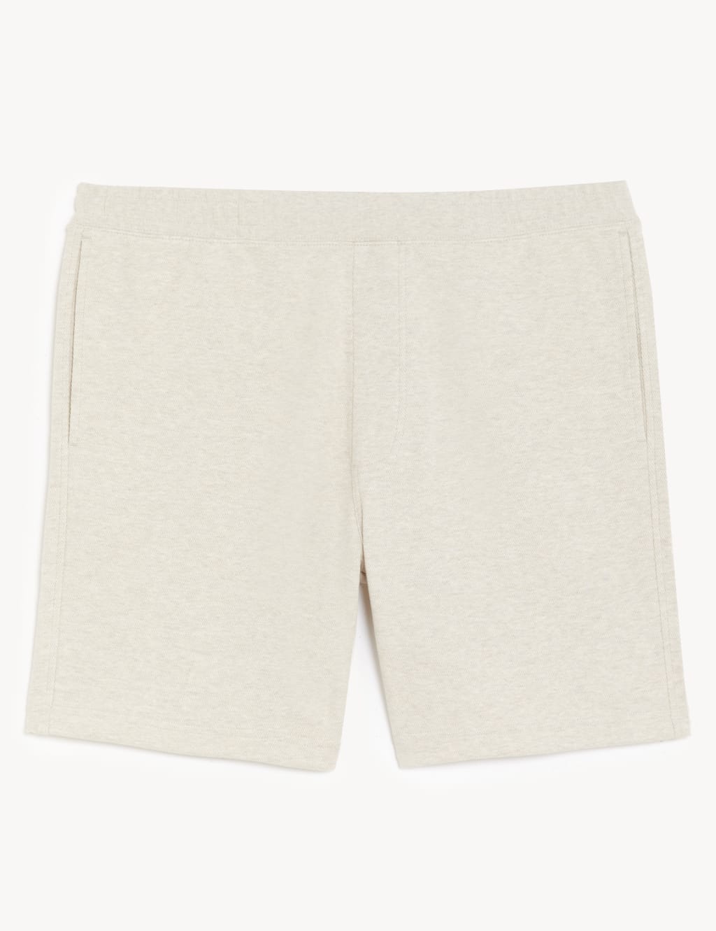 Textured Pure Cotton Jersey Shorts image 2