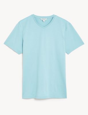 Pure Supima® Cotton V-Neck T-Shirt