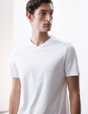 Supima Cotton (R) V-Neck T-shirt