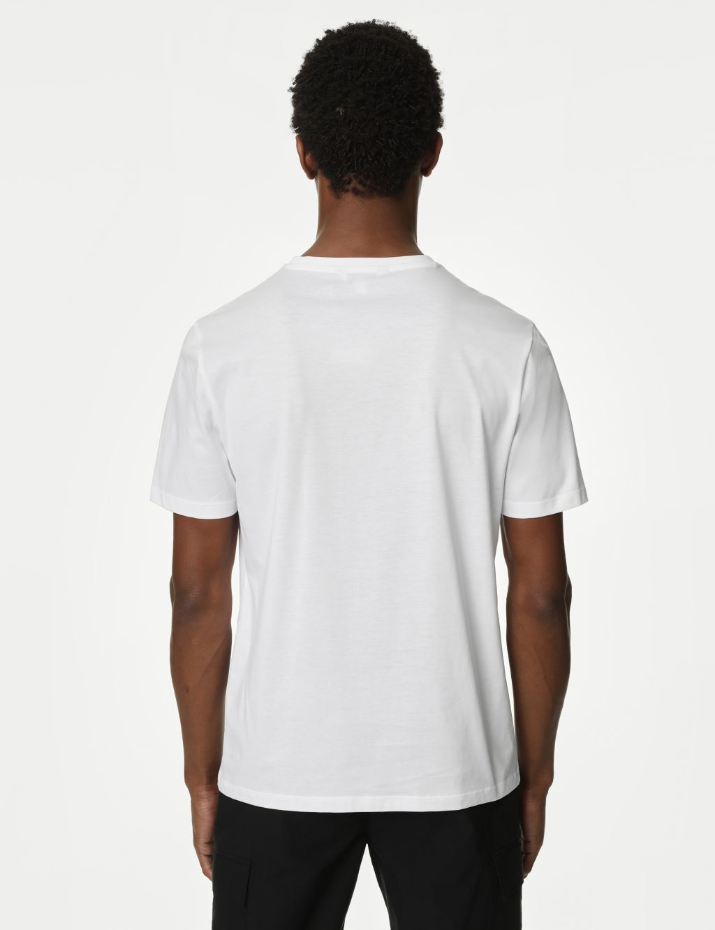 Pure Supima® Cotton V-Neck T-Shirt image 3